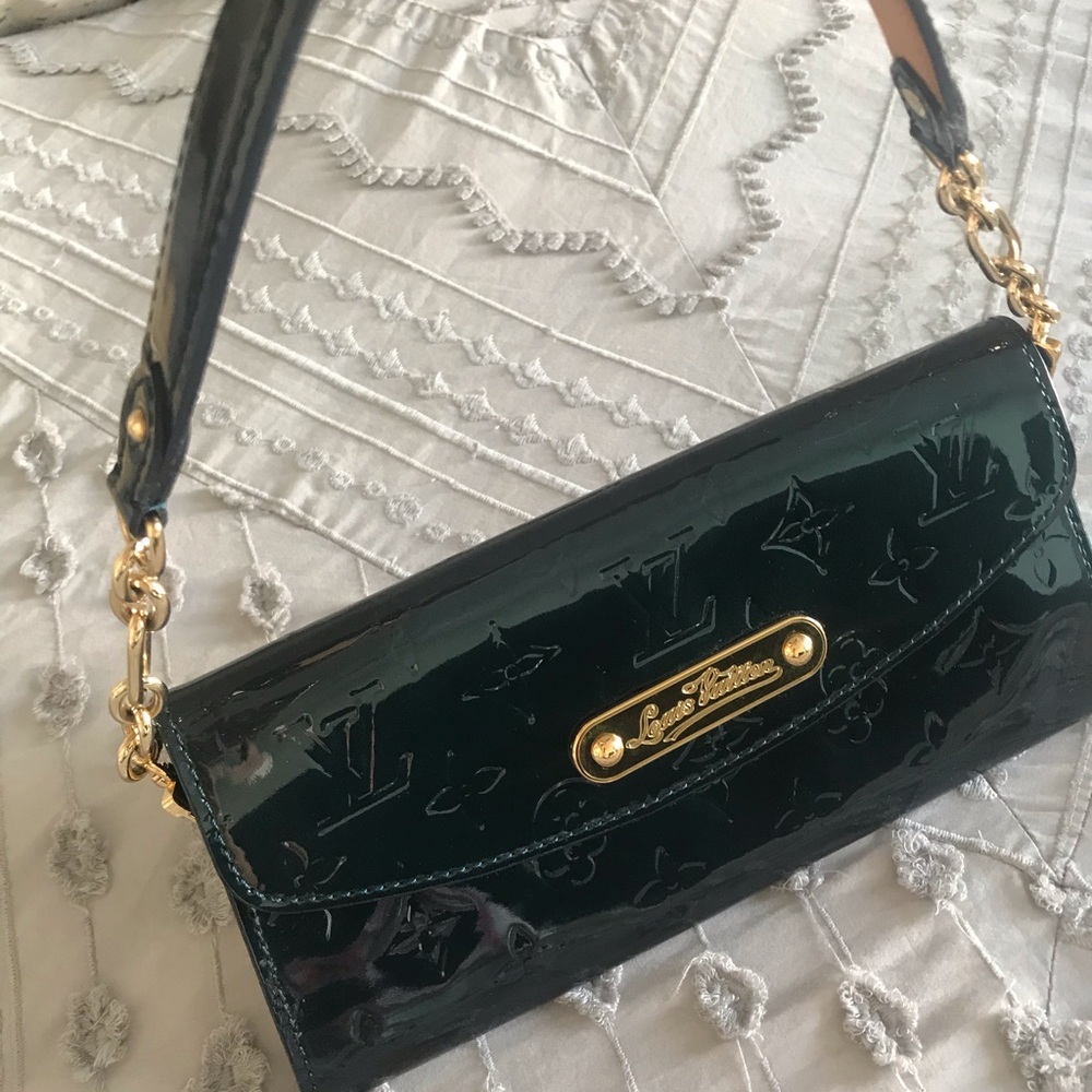 LOUIS VUITTON Sunset Boulevard Bag Monogram Vernis